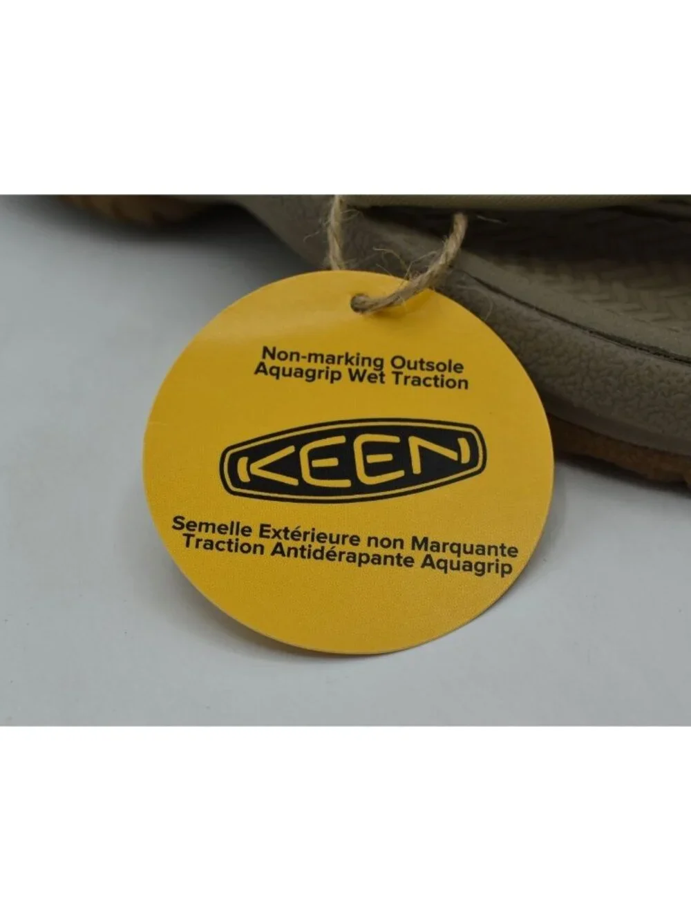 Keen Mens‎ Size 8 Waimea TG Toe Guard Brindle Birch Leather Flip Flops Sandals